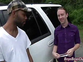 BlacksOnBoys - Gay Hardcore Twink Interracial Be crazy Video 17