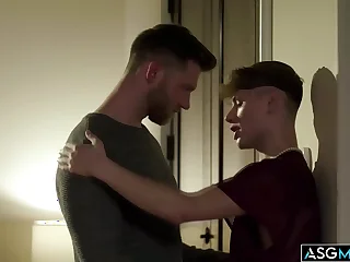 BOyfriends Cyrus Stark increased by Caden Jackson celebrating together with tender increased by vibrant lovemaking